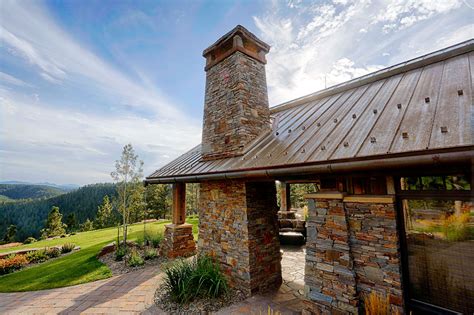 mountain house with metal roof|rustic metal house ideas.